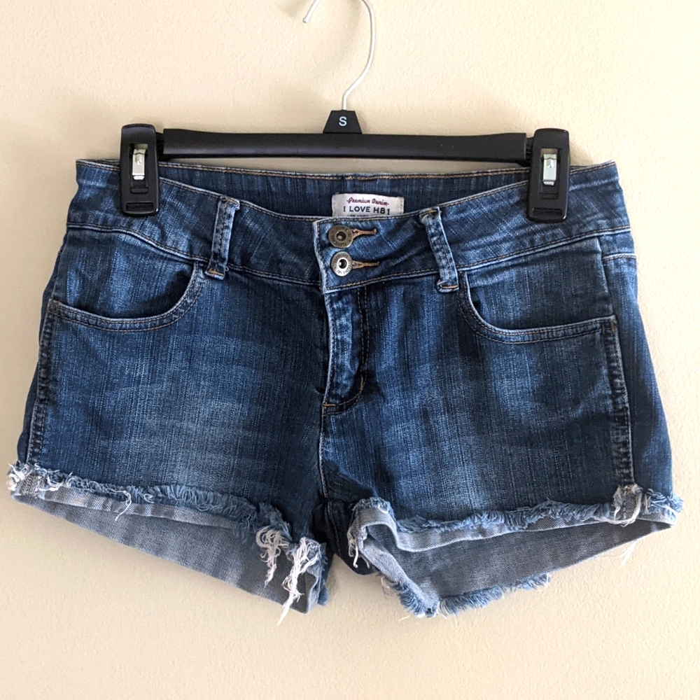 Denim shorts